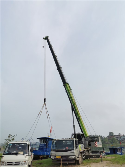 萧县桥梁建设吊装案例